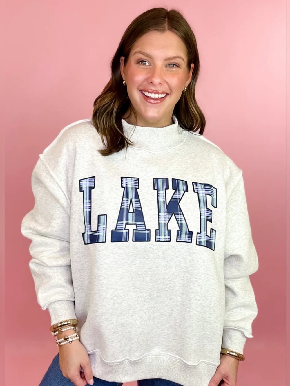 BUCKETLIST NWOT Lake/Mountains Reversible Mock Sweatshirt - Picture 6 of 14